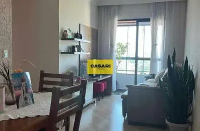 Apartamento 3 quartos, suite, Sacada, 1 vaga de garagem, 68m2- Rudge Ramos - Sbc