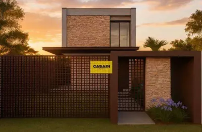 Sobrado Alto Padrão em Construção com 3 Suítes, Piscina e Área Gourmet – São Bernardo