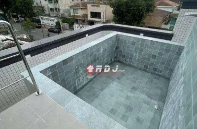 Casa com 3 dormitórios à venda, 155 m² por r$ 1.299.000,00 - embaré - santos/sp