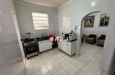 Apartamento com 2 dormitórios à venda, 65 m² por r$ 334.000,00 - boqueirão - santos/sp