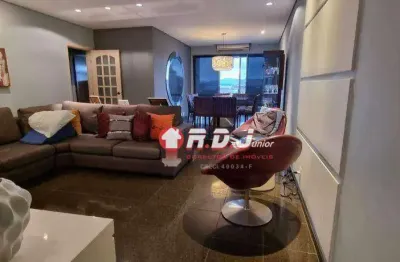 Apartamento com 3 dormitórios à venda, 130 m² por r$ 1.300.000,00 - boqueirão - santos/sp