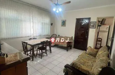 Apartamento com 2 dormitórios à venda, 86 m² por r$ 470.000,00 - embaré - santos/sp