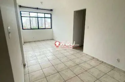 Apartamento com 2 dormitórios, 100 m² - venda por r$ 595.000,00 ou aluguel por r$ 3.350,00/mês - aparecida - santos/sp