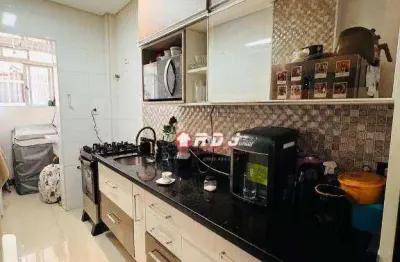 Apartamento com 1 dormitório à venda, 60 m² por r$ 274.000,00 - itararé - são vicente/sp