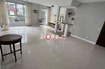 Apartamento com 3 dormitórios, 166 m² - venda por r$ 1.080.000,00 ou aluguel por r$ 8.520,00/mês - gonzaga - santos/sp