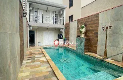 Sobrado com 4 dormitórios à venda, 195 m² por r$ 2.650.000,00 - encruzilhada - santos/sp