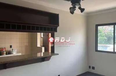 Apartamento com 2 dormitórios para alugar, 86 m² por r$ 3.690/mês - marapé - santos/sp