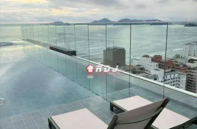 Apartamento com 2 dormitórios à venda, 83 m² por R$ 1.270.000,00 - Aparecida - Santos/SP