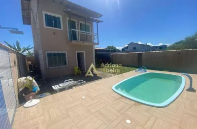 Casa com 3 dormitórios à venda, 90 m² por r$ 240.000,00 - unamar - cabo frio/rj