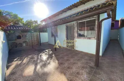 Casa com 2 dormitórios à venda, 80 m² por r$ 180.000 - unamar - cabo frio/rj