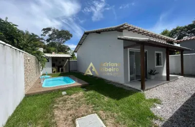 Casa com 2 dormitórios à venda, 80 m² por r$ 350.000,00 - florestinha - cabo frio/rj