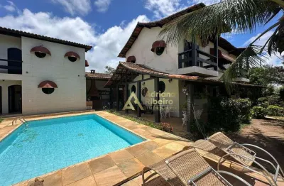 Casa com 6 dormitórios à venda, 290 m² por r$ 750.000,00 - balneário das conchas - são pedro da aldeia/rj