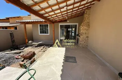 Casa com 2 dormitórios à venda, 82 m² por r$ 280.000,00 - verão vermelho (tamoios) - cabo frio/rj