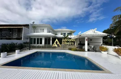 Casa com 4 dormitórios à venda, 575 m² por r$ 3.300.000 - ogiva - cabo frio/rj