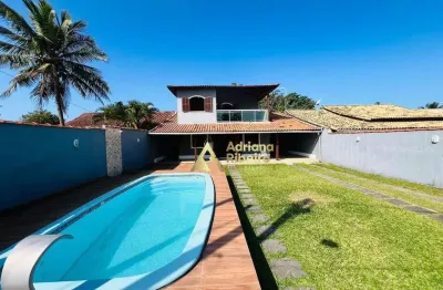 Casa com 4 dormitórios à venda, 180 m² por r$ 430.000 - florestinha - cabo frio/rj