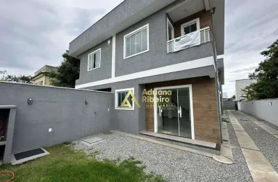Casa com 2 dormitórios à venda, 75 m² por r$ 360.000,00 - enseada das gaivotas - rio das ostras/rj