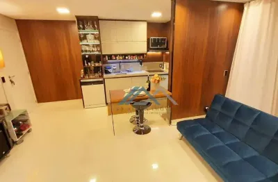 Apartamento mobiliado com 1 suíte à venda, 50 m² por r$ 605.000 - edifício splendya 1 - barueri/sp