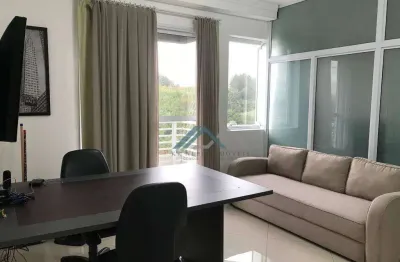 Studio mobiliado com 1 suíte para alugar, 45 m² por r$ 5.245/mês - edifício link studios - santana de parnaíba/sp