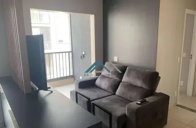 Apartamento mobiliado com 2 dormitórios para alugar, 52 m² por r$ 5.600/mês - apice park - barueri/sp