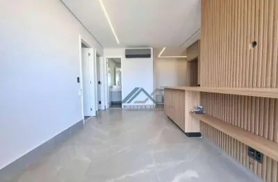 Apartamento semimobiliado com 2 dormitórios, sendo 1 suíte para alugar, 57 m² por r$ 6.393/mês - aruanã 601 - barueri/sp