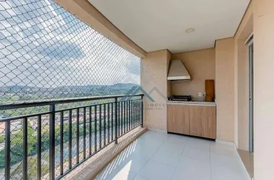 Apartamento com 2 dormitórios, sendo 1 suíte para alugar, 74 m² por r$ 7.000/mês - edifício bellagio ecopark - barueri/sp