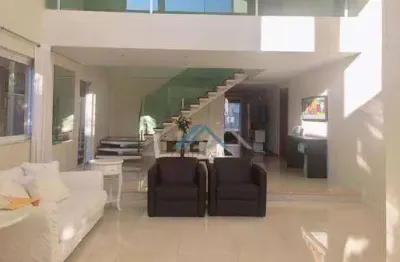 Linda casa com 4 dormitórios, sendo 3 suítes, 480 m² - venda por r$ 5.250.000 ou aluguel por r$ 25.800/mês - alphaville 02 - barueri/sp