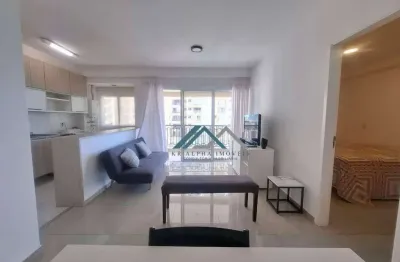 Apartamento mobiliado com 1 dormitório à venda, 50 m² por r$ 650.000 - condomínio alpha park - barueri/sp