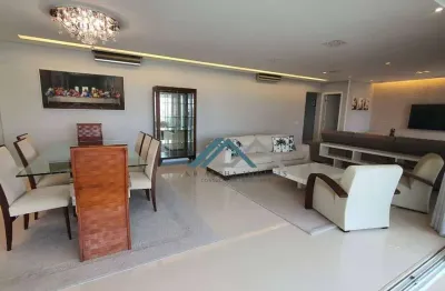 Apartamento mobiliado com 3 suítes para alugar, 212 m² por r$ 19.970/mês - edifício essência - barueri/sp