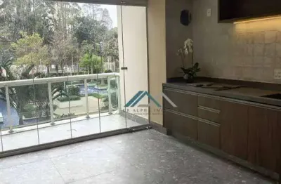 Apartamento duplex com 4 suítes à venda, 190 m² por r$ 2.950.000 - edifício premium tamboré - santana de parnaíba/sp