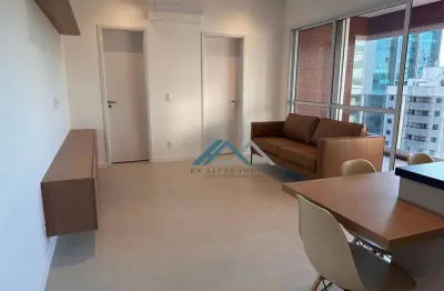 Apartamento com 1 dormitório para alugar, 55 m² por r$ 5.500,00/mês - edifício trend tower - barueri/sp
