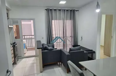 Apartamento mobiliado com 2 dormitórios para alugar, 52 m² por r$ 4.670/mês - apice park - barueri/sp