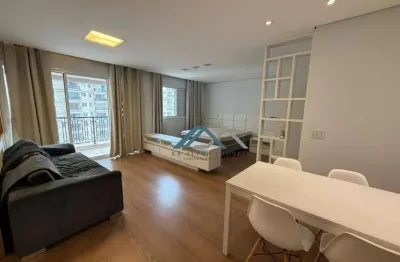 Studio mobiliado com 1 dormitório para alugar, 50 m² por r$ 4.080/mês - condomínio alpha park - barueri/sp