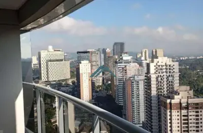 Apartamento com 2 dormitórios, sendo 1 suíte para alugar, 70 m² por r$ 9.500/mês - edifício novare - barueri/sp