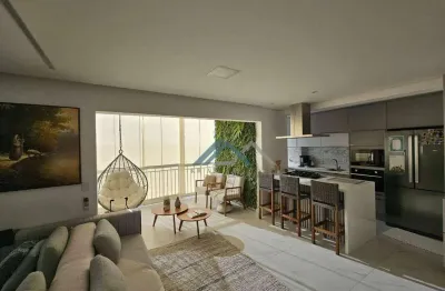 Luxuosa cobertura semimobiliada e decorada com 2 suítes à venda, 160 m² por r$ 1.720.000 - alto da mata - barueri/sp