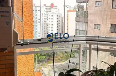 Apartamento à venda em santos-sp, no boqueirão (vila rica) 3 quartos, 1 suíte, 1 sala, 3 banheiros, 2 vagas de garagem, 119,00 m² de área.