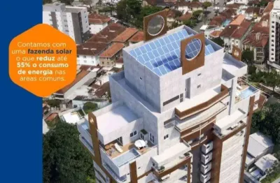 R$ 5.508.540. cobertura de luxo com 4 suítes no bairro josé menino em santos-sp: 440m² de puro requinte e conforto!