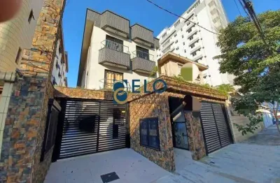 810 mil. sobrado de luxo à venda em santos-sp, bairro boqueirão: 2 quartos, 2 suítes, 1 sala, 4 banheiros, 1 vaga de garagem - 90m².