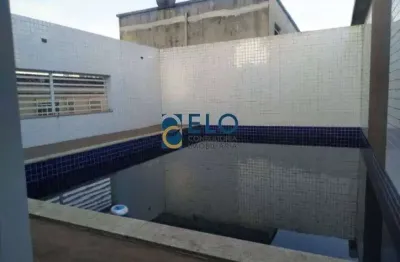 Casa sobreposta alta com  piscina, churrasqueira, excelente local, 270 m² por r$ 1.550.000,00 - aparecida - santos/sp