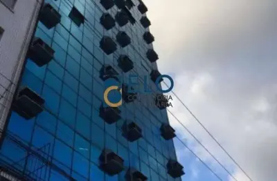 Oportunidade: sala comercial à venda no centro de santos-sp, 2 banheiros, 1 vaga de garagem, 90m² de área!