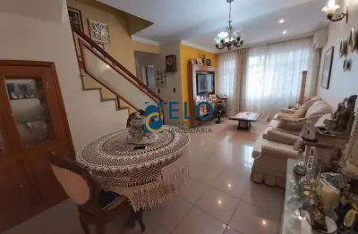 Cobertura duplex à venda em santos-sp, campo grande - 4 quartos, 1 suíte, 3 salas, 2 vagas, 260m² de área