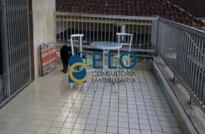 Casa sobreposta alta à venda em santos-sp no boqueirão  4 quartos, 1 suíte, 2 salas, 3 banheiros, 3 vagas, 200m² de área