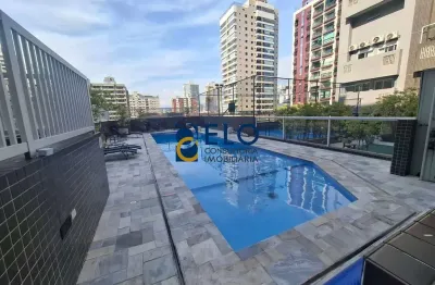 R$ 1.600.000. apartamento de luxo na pompéia: 3 quartos, 3 suítes, sala ampla, 4 banheiros e 2 vagas de garagem em santos-sp!