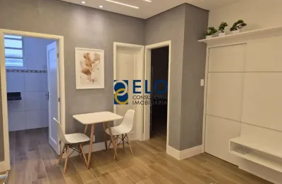 R$ 490 mil. apartamento à venda no boqueirão, santos-sp: 2 quartos, 1 sala, 1 banheiro, 55m² de área. confira!