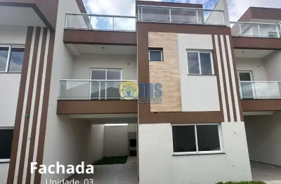 Casa em condomínio fechado com 3 quartos à venda na rua francisco derosso, 5825, alto boqueirão, curitiba, 125 m2 por r$ 650.000