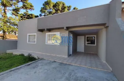 Casa com 2 quartos à venda na rua seriema, 464, gralha azul, fazenda rio grande, 180 m2 por r$ 325.000