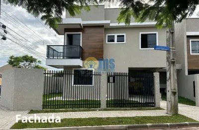 Casa com 3 quartos à venda na rua edgard cavalcanti de albuquerque, sítio cercado, curitiba, 98 m2 por r$ 590.000
