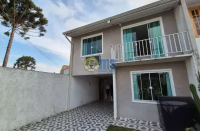 Casa com 3 quartos à venda na rua general theodorico gonçalves guimarães, xaxim, curitiba por r$ 750.000