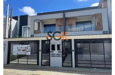 Sobrado geminado alto padrão no residencial ibiza | 3 suítes, jacuzzi e automação | jardim sofia, joinville