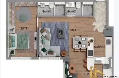 Apartamento com 2 quartos à venda na Rua Dempachi Nakayama, 356, Jardim Esperança, Barueri