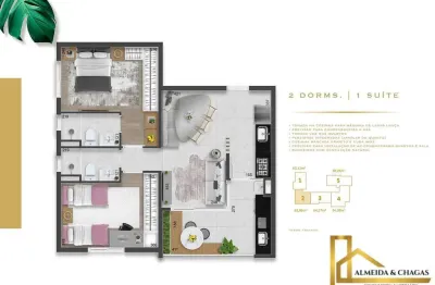 Apartamento com 2 quartos à venda na Rua Bonnard, 387, Alphaville Empresarial, Barueri